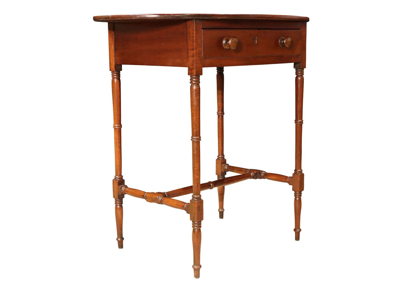 Regency Oval Lamp Table photo for sale