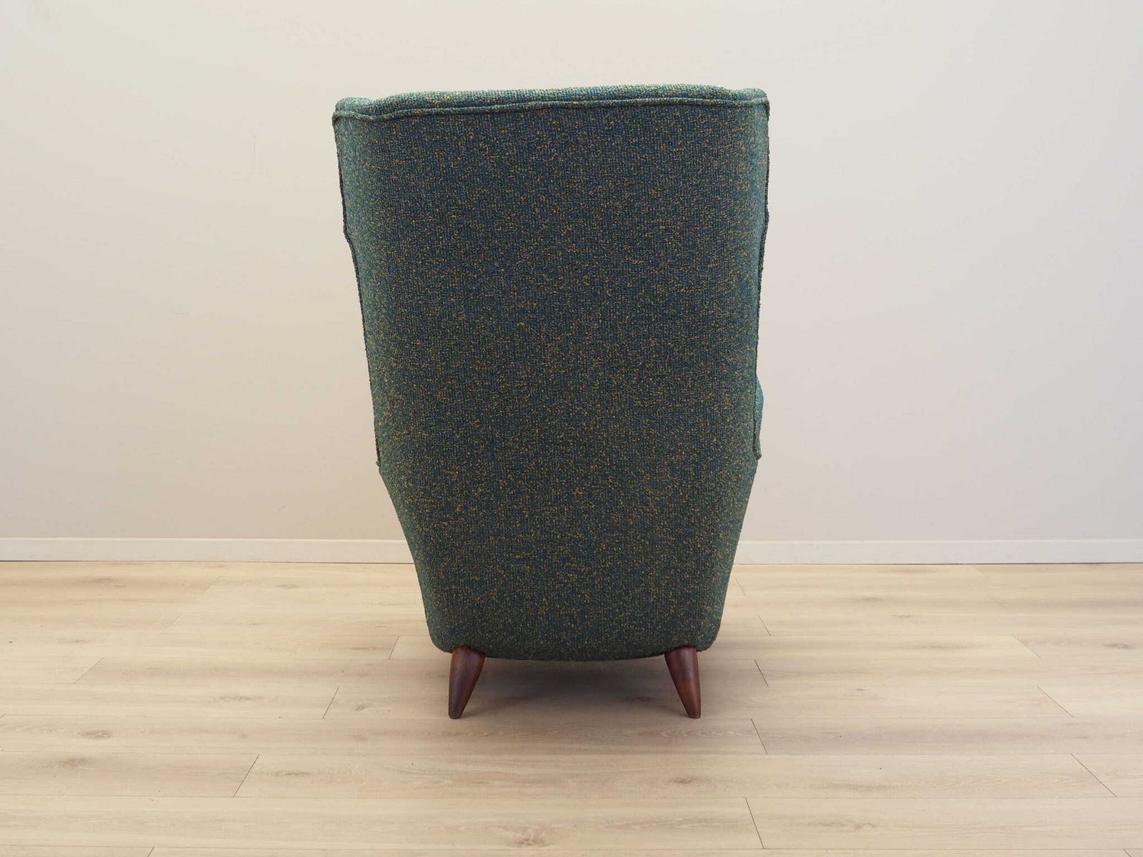 Groene Fauteuil, Italiaans Design, Jaren 1970, Productie: Italië photo vintage