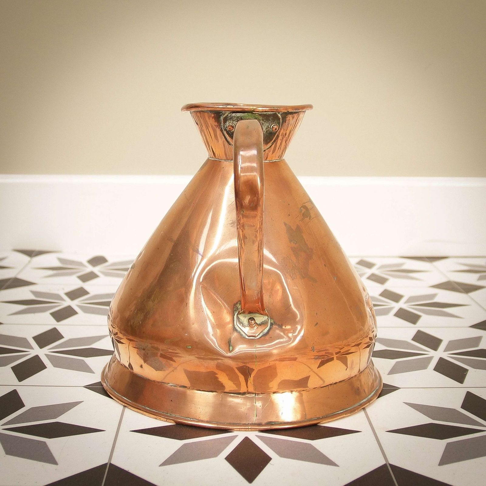 Haystack Jug In Copper Circa 1870 Loftus Of Oxford Street London photo furniture