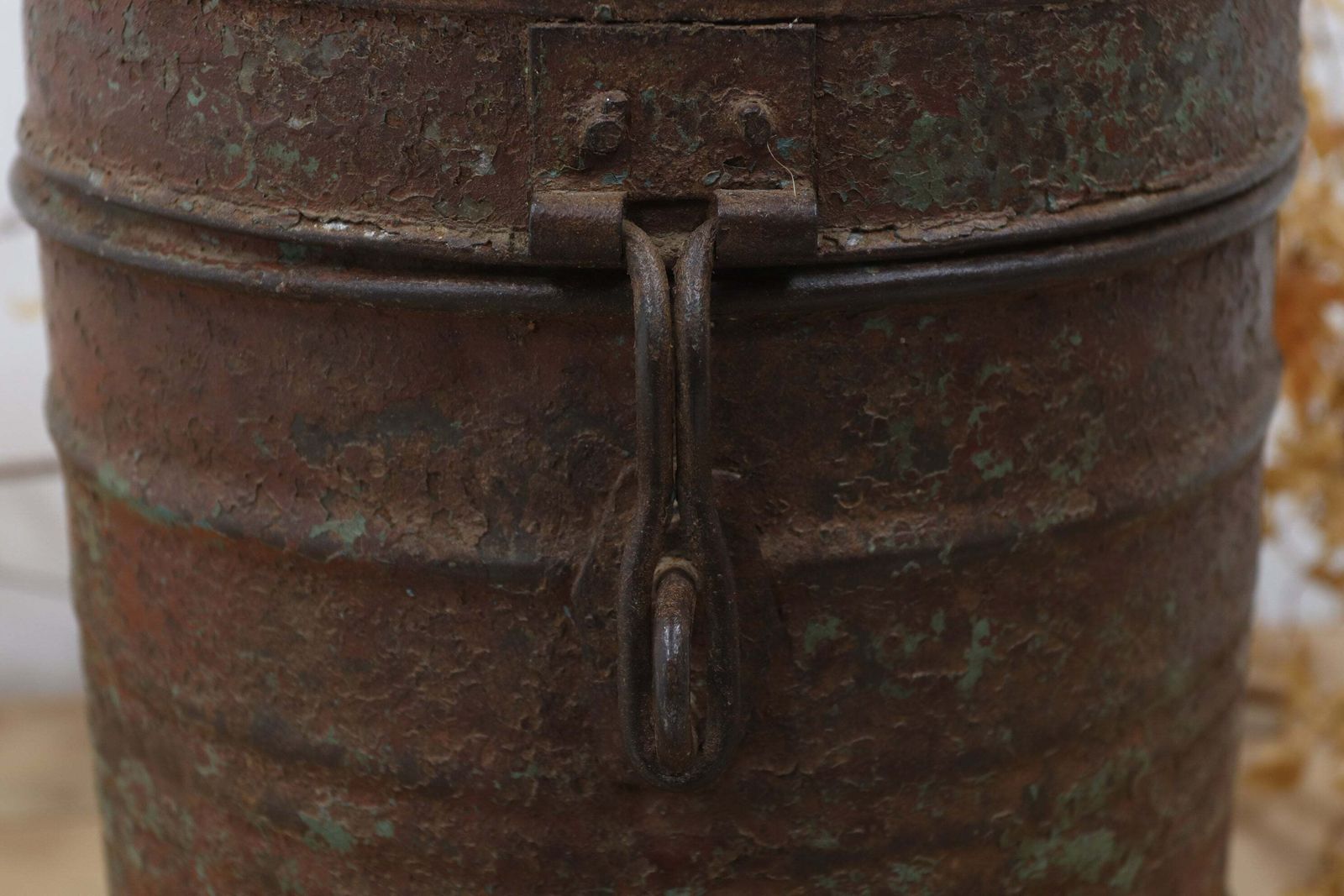 Early 20th Century Indian Rice Storage Drum (11) photo 59.99