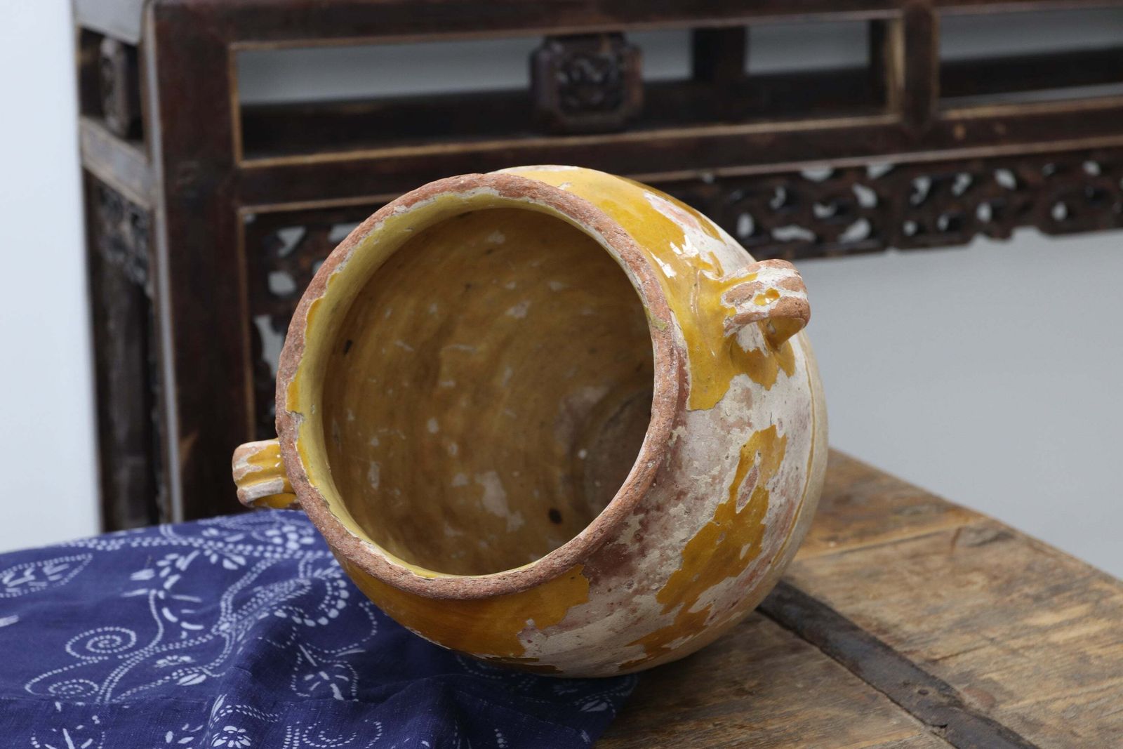 Early 19th Century Yellow French Confit Pot (2) photo 290.0