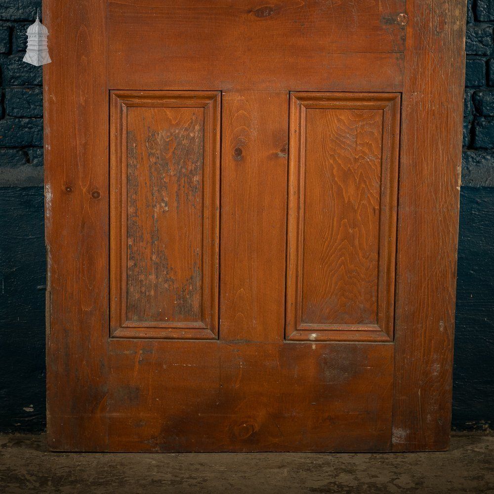 Half Glazed Door – Diamond Pattern Leaded Glass, Moulded Panels photo 210.0