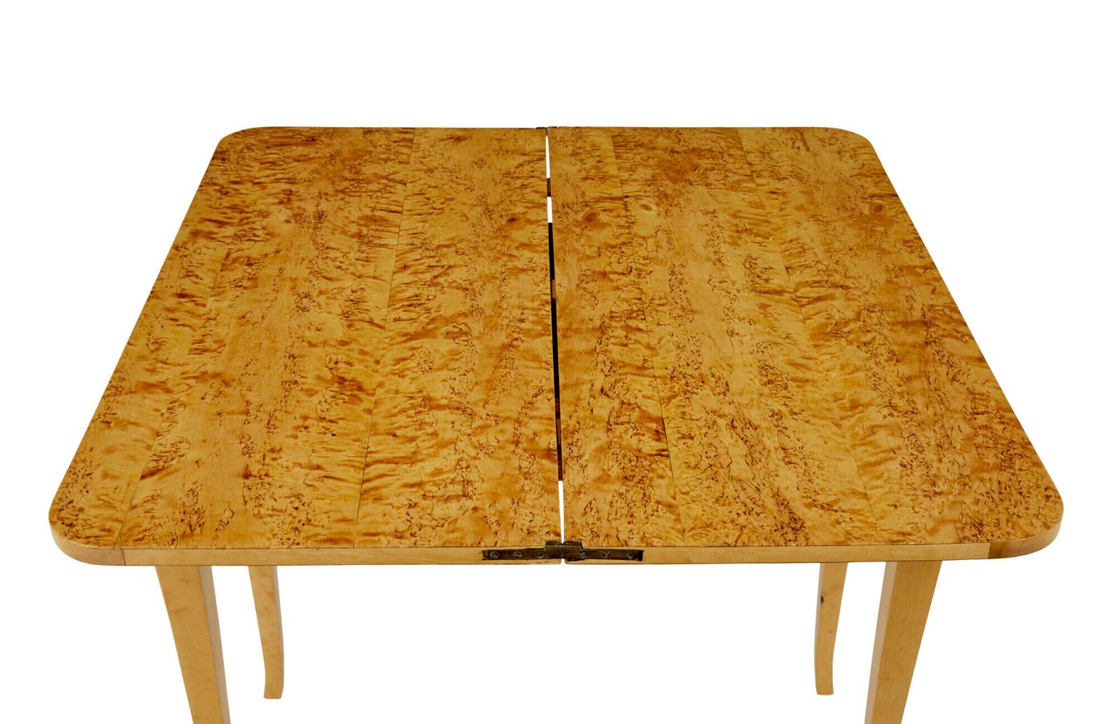 19th Century Swedish Burr Birch Tea Table photo buy