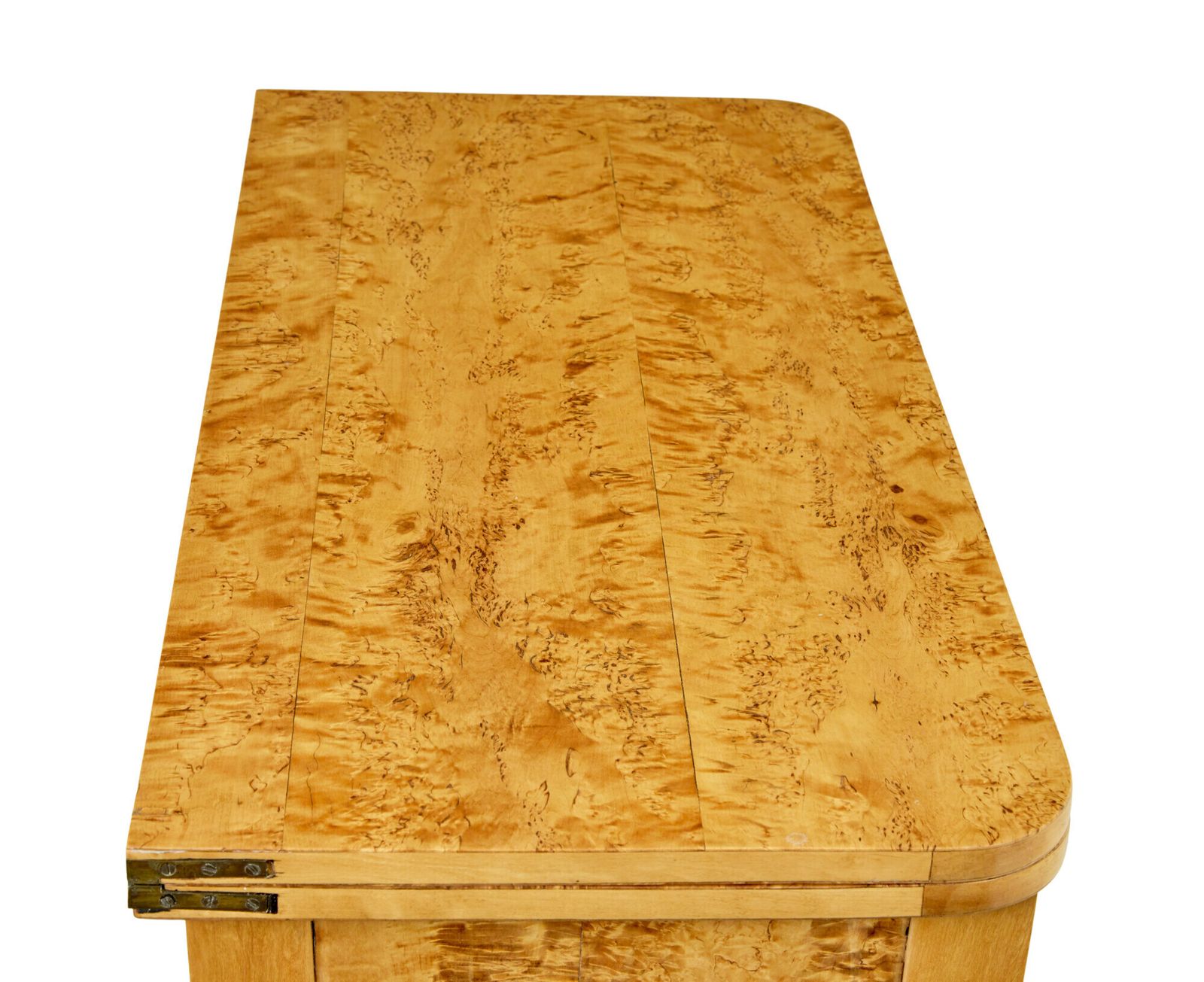 photo furniture 19th Century Swedish Burr Birch Tea Table