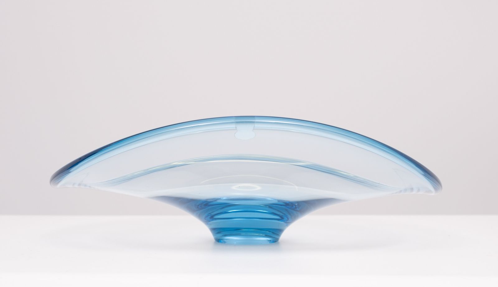 photo furniture Danish Thule Series Art Glass Bowl By Per Lütken For Holmegaard, 1960s