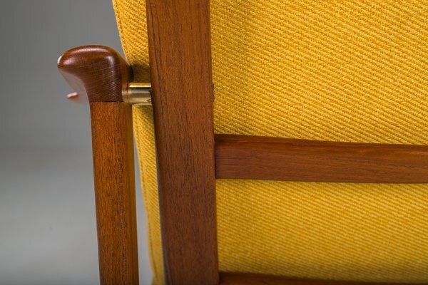 Mid Century Danish Lounge Chair In Teak Attributed To Ib Kofod Larsen, 1960s photo Furniture