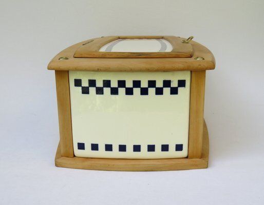 Bread Box In Ceramic By Wächtersbach, Decor Eduard Schweitzer, 1890s photo Home Decor