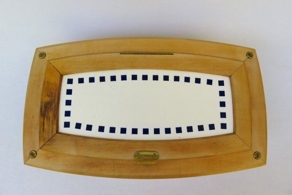 Bread Box In Ceramic By Wächtersbach, Decor Eduard Schweitzer, 1890s photo buy