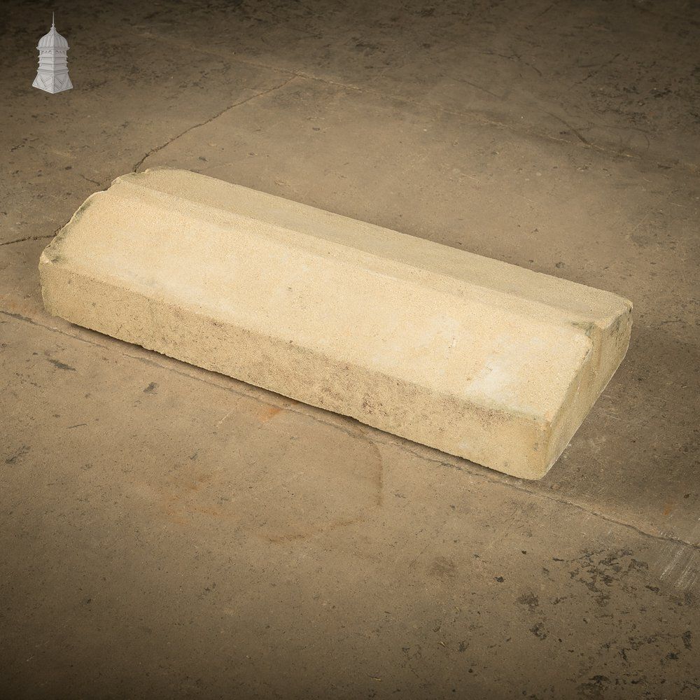 Home Fixtures Twice Weathered Coping, Stone Wall Top Copings   A Run Of 5.5 Metres photo