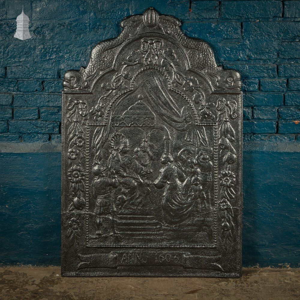 Large Fireback Reflector, Classical Relief Image photo furniture