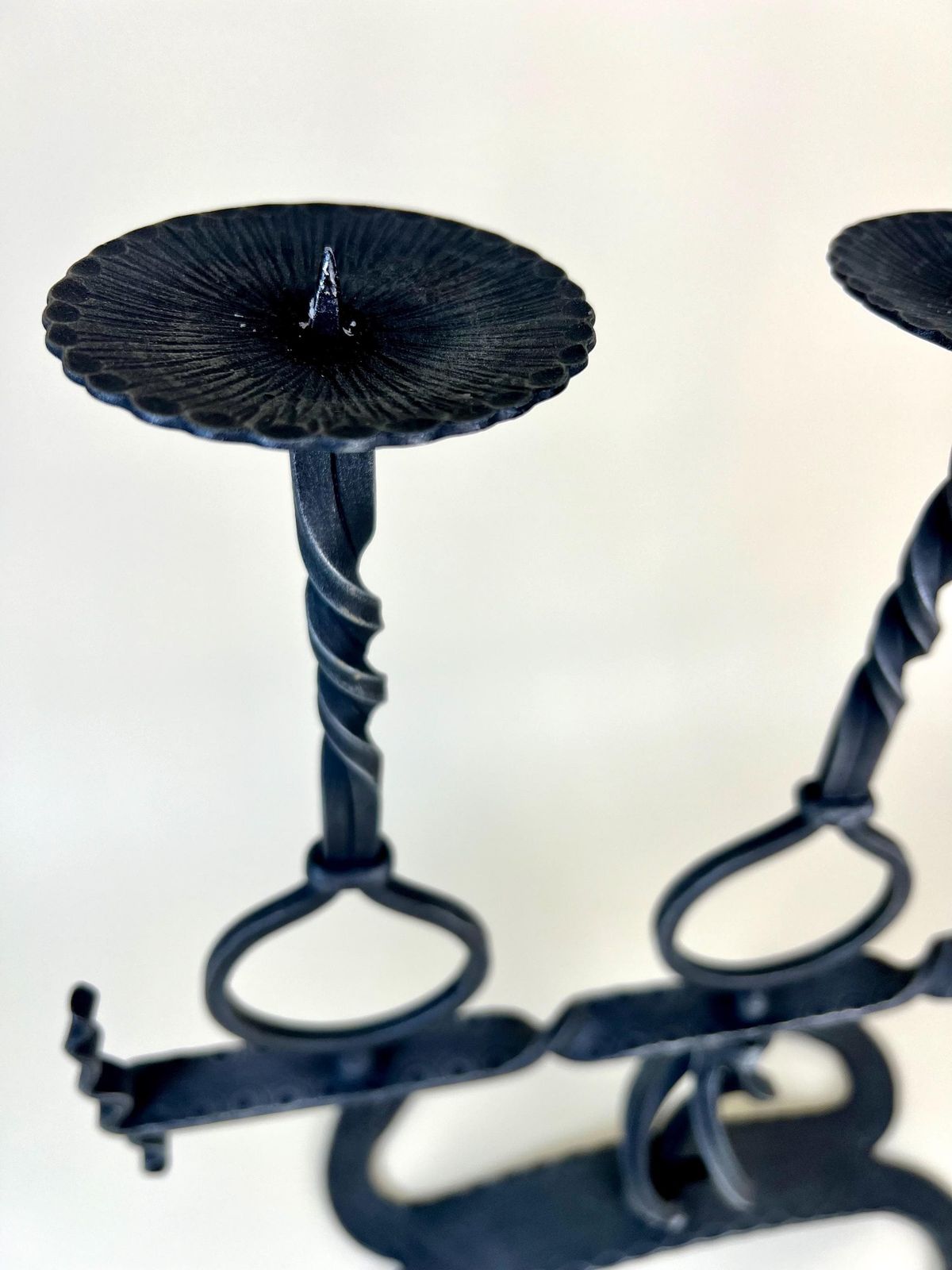 Whimsical Medieval Style Candle Holder, Iron Candelabra, Medieval Modern Style Lighting photo 181.0