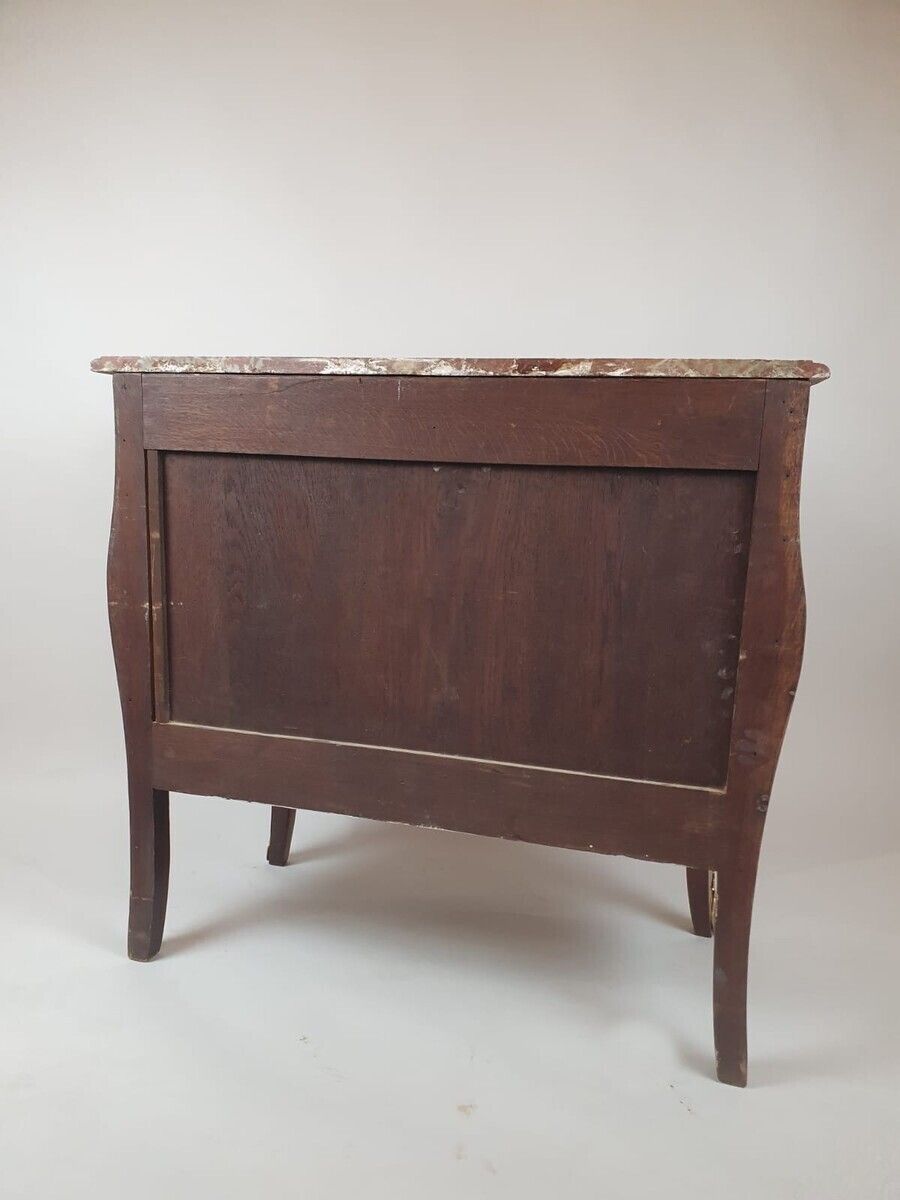 photo for sale Louis XV Style Chest Of Drawers Inlaid With Rosewood And Fruitwood