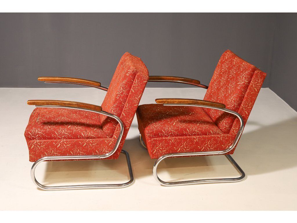 photo furniture Functionalist Upholstered Armchair By Mücke Melder | 1930s, Czechoslovakia
