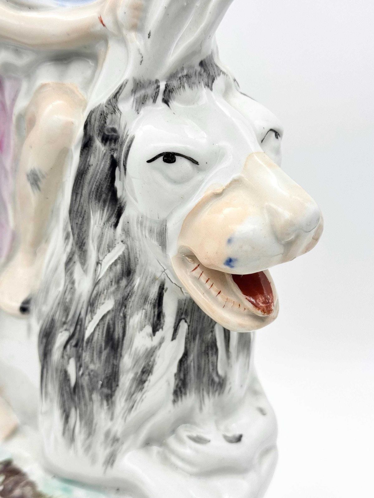 Antique Staffordshire Group Figure, Samson And The Lion Staffordshire Large Figure photo 350.0