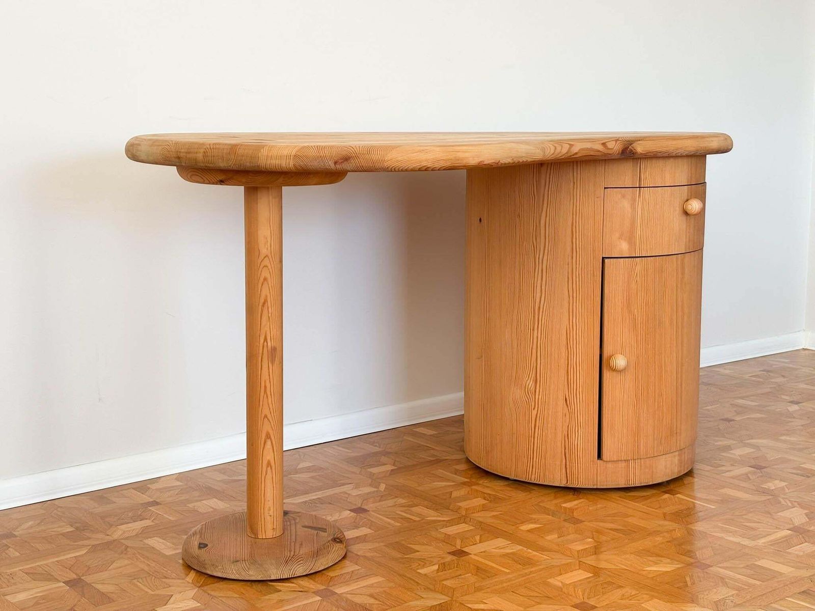 photo for sale Kidney Shaped Design Desk By C. F. Christensen Silkeborg, Denmark 1970