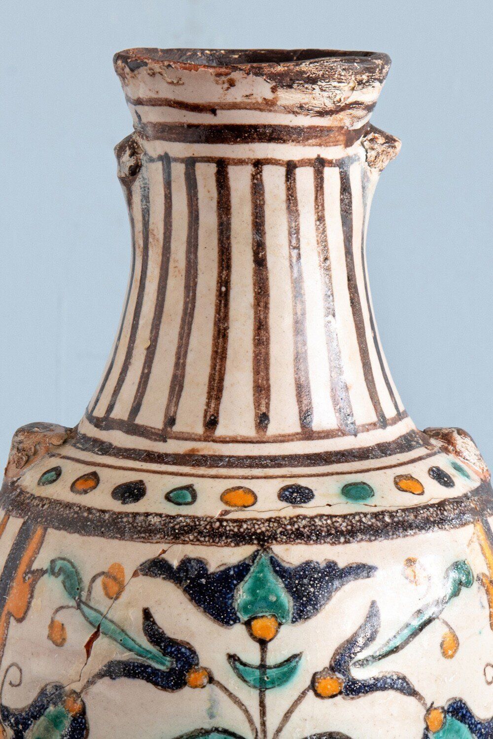 Tunisian Pottery, Qallalin Vase, 18th Century photo buy