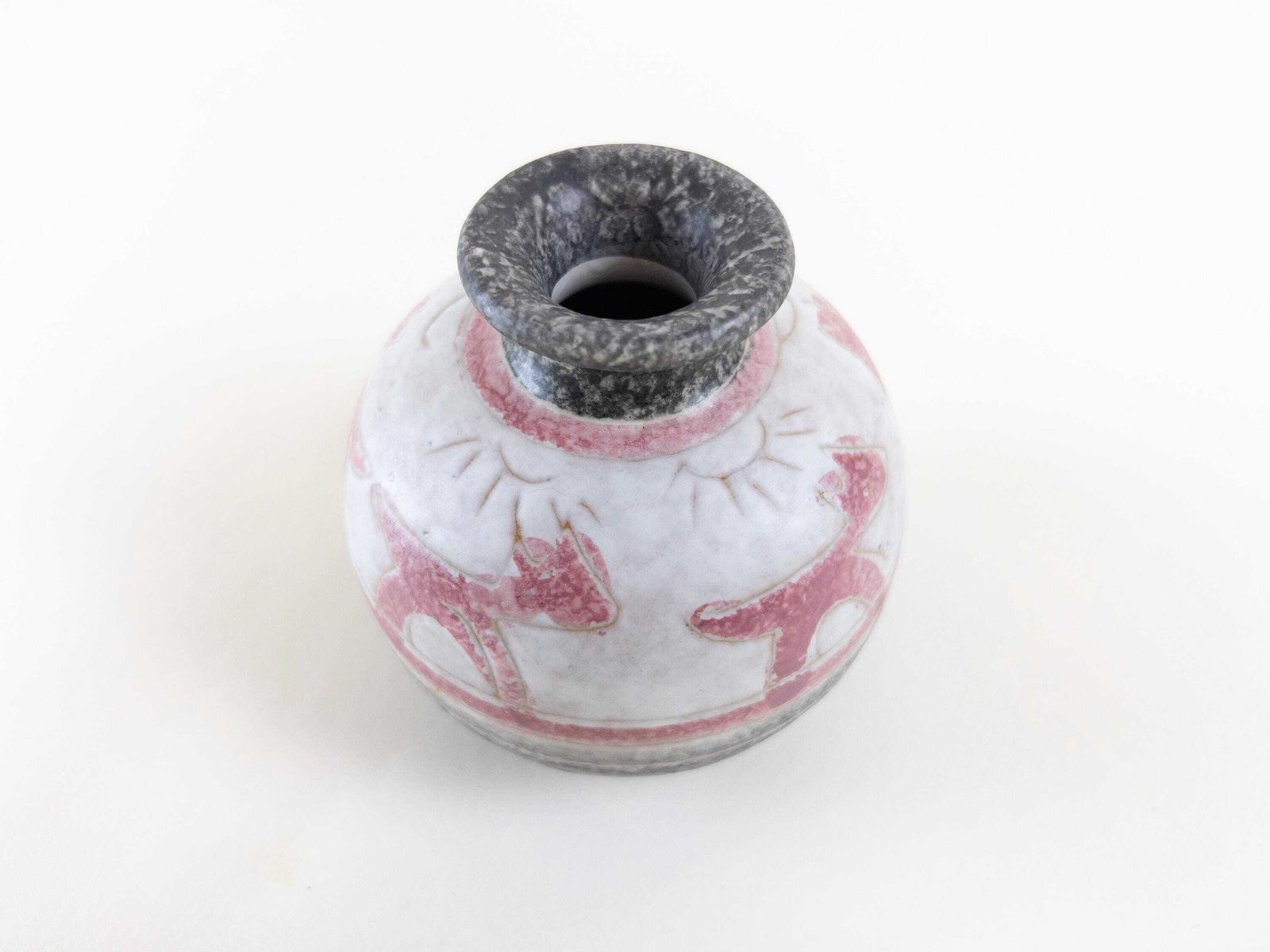 Vintage Italica Ars Pottery   Signed Silvano Vannuzzi   Italian Ceramic Mid Century Vase photo buy