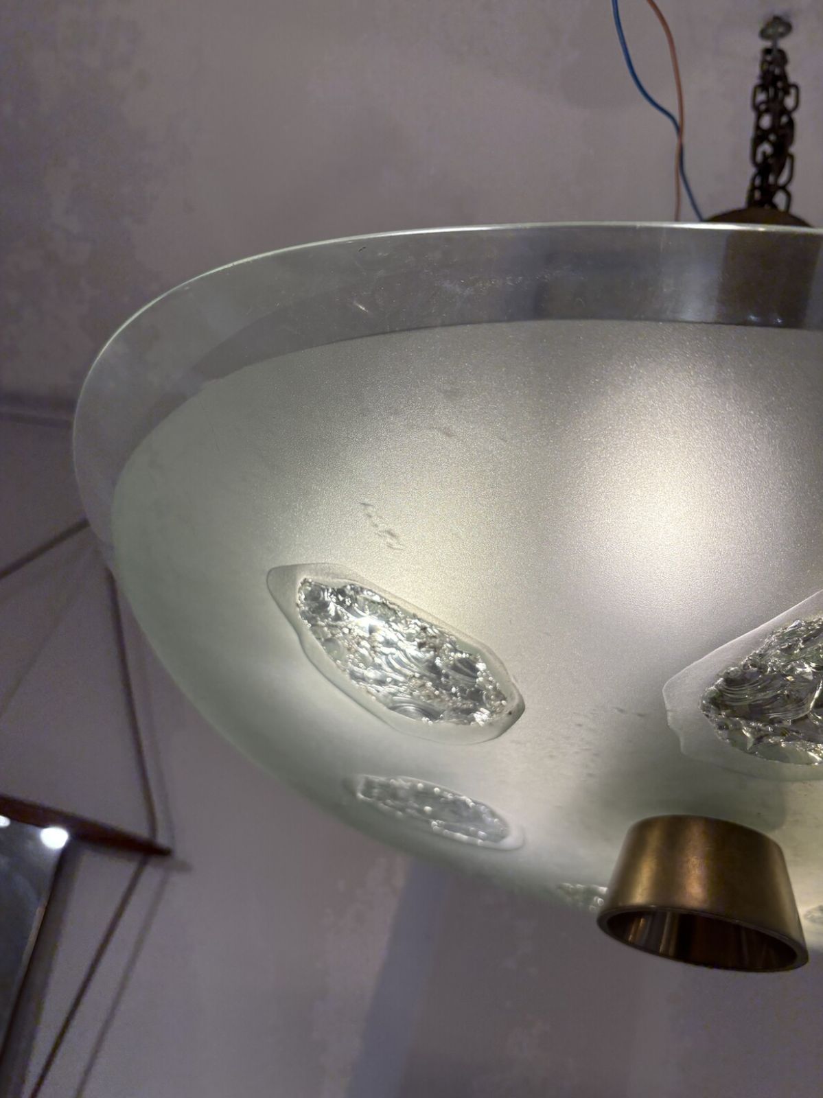 Mid Century Suspension 1748 By Max Ingrand For Fontana Arte, Italy photo Lighting