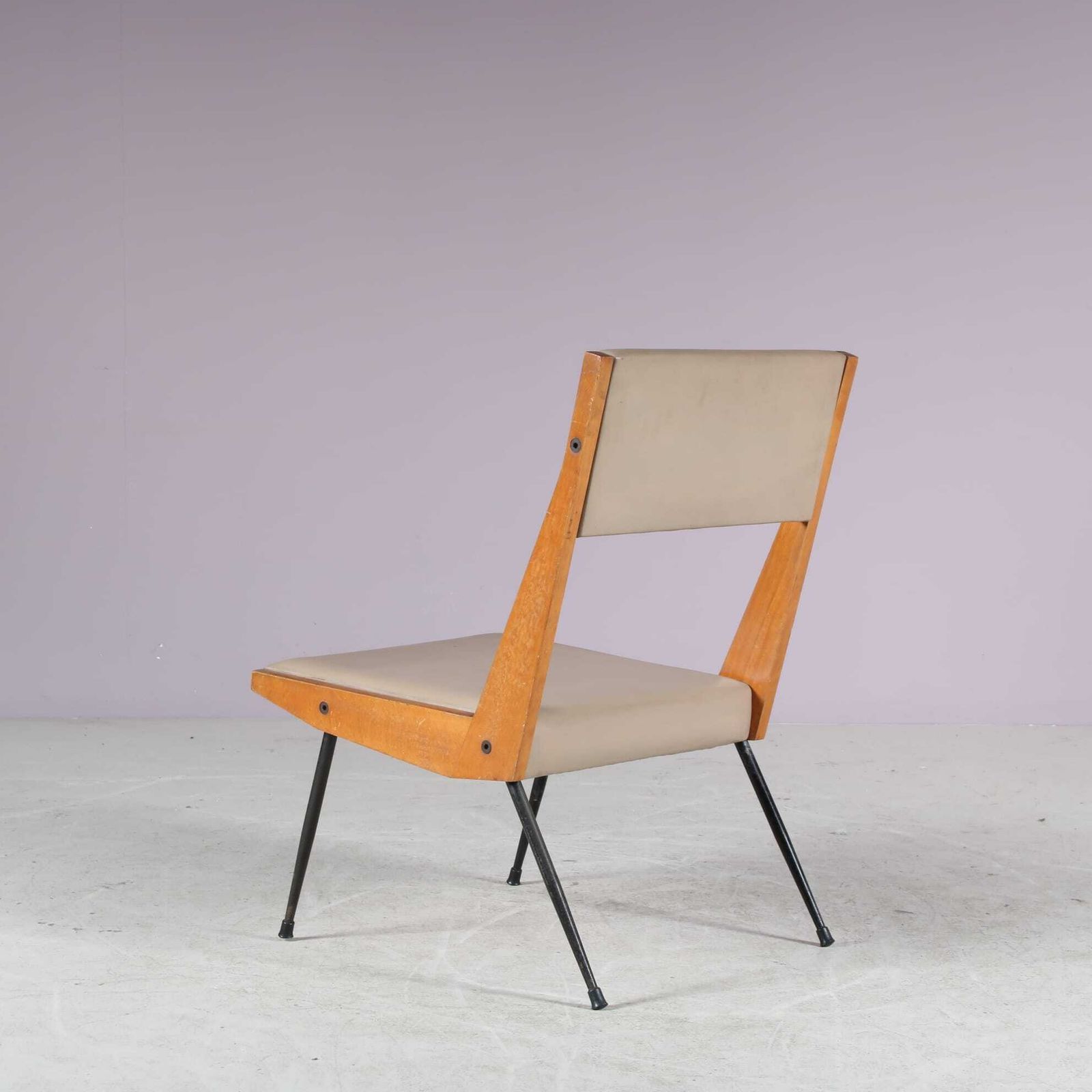 1950s Carlo Di Carli Attributed Easy Chair From Italy photo vintage