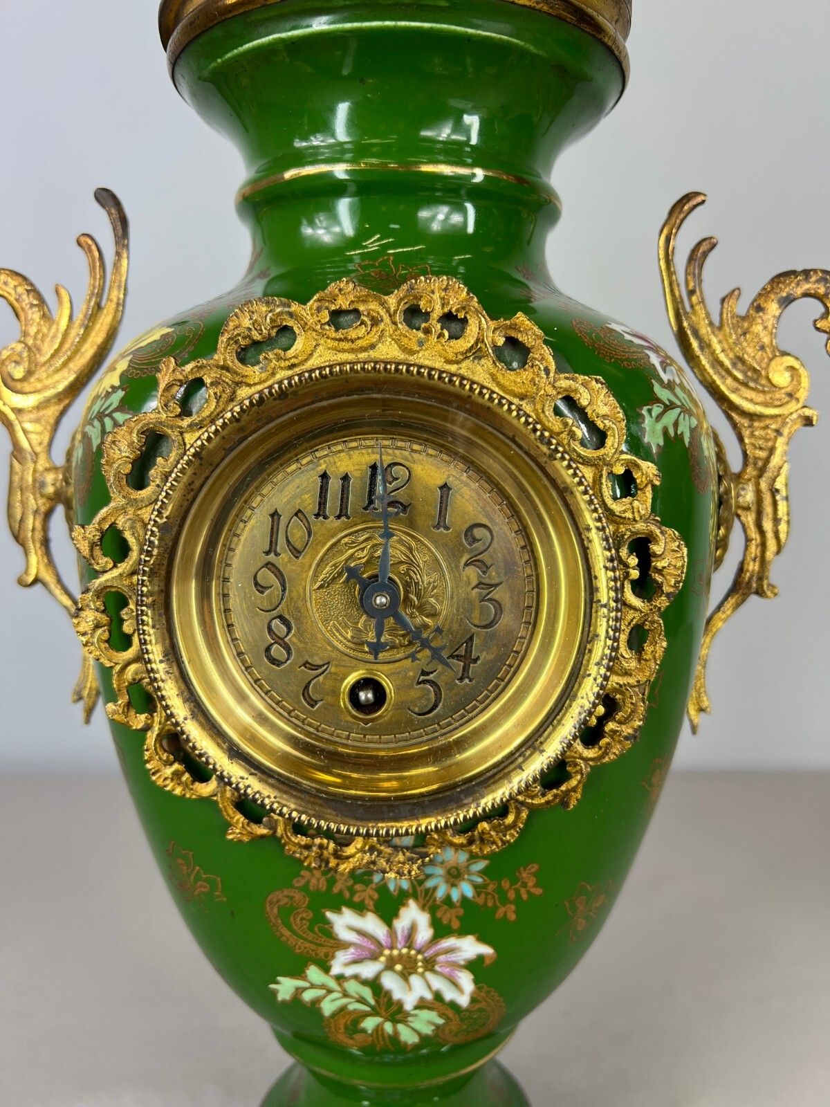 Antique French Garniture Set – Clock & Candelabras (Lot 3620) photo Home Decor