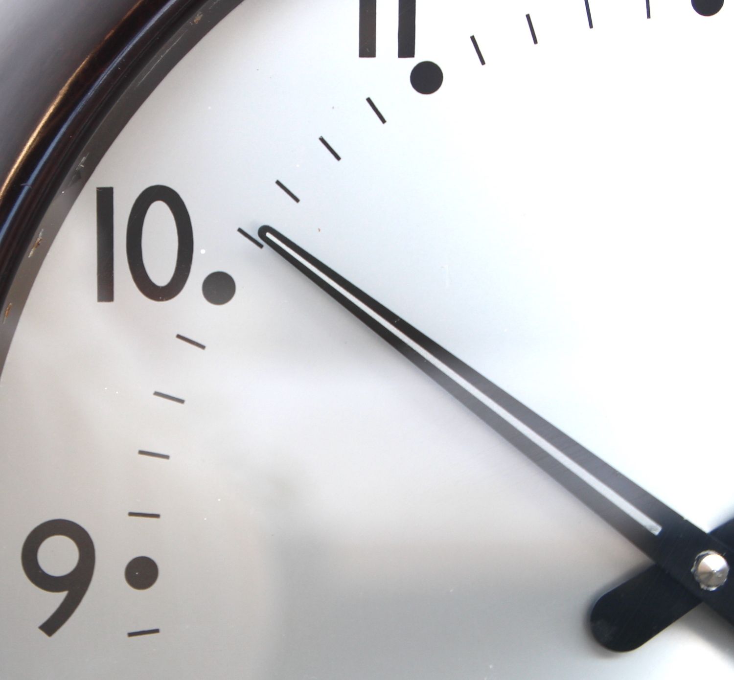 photo for sale 1960s Midcentury Original Industrial Wall Clock Factory. Fully Guaranteed