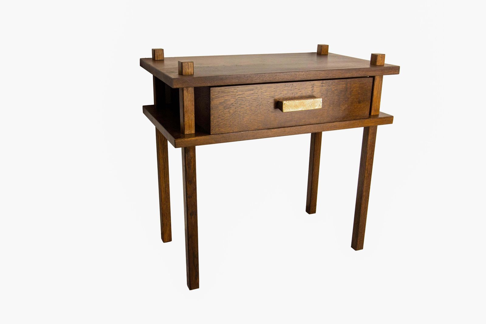 Furniture French Pair Of Nightstands Side Cabinets Bedside Tables Chalet Style, 2024 photo