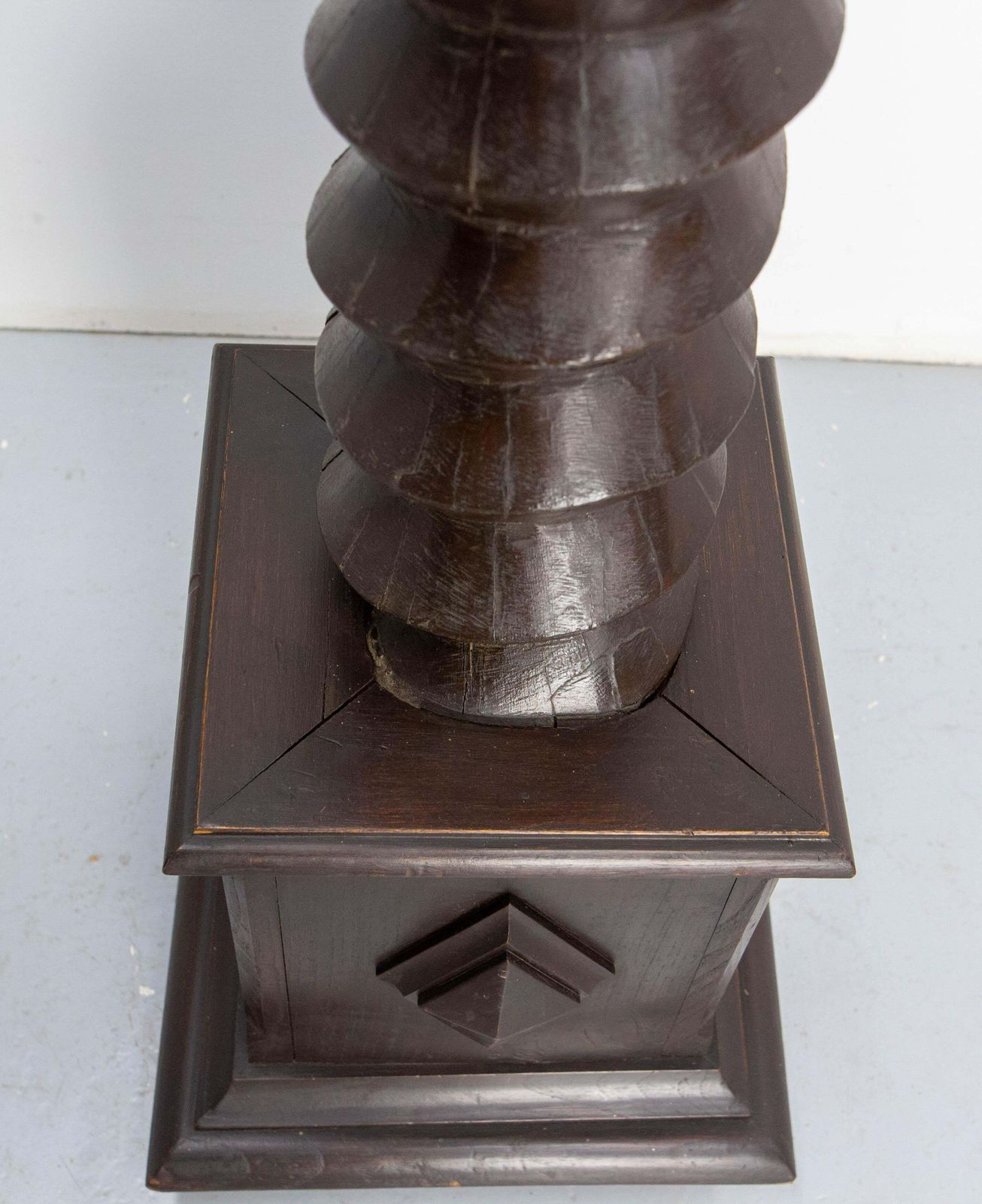 photo buy Wine Press Screw Pedestals Plant Holder, French, 19th Century