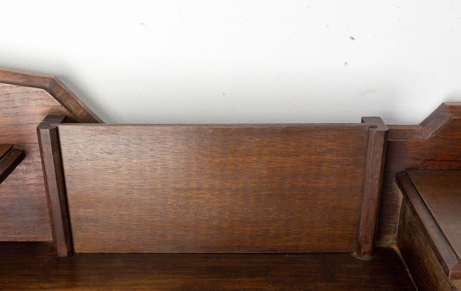 photo for sale Art Deco Entry Shelf With Cabinet And Drawers Swiss Alp Style, French, 1930