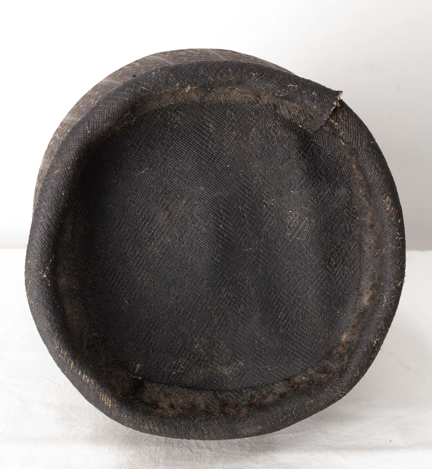 Portuguese Hand Made Rubber Basket Or Cachepot Mid Century photo Home Decor