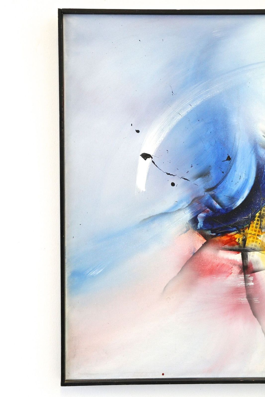 Abstract Painting "Mechansim Of Depth", Acrylic On Canvas By Ms, Austria 2008 photo for sale
