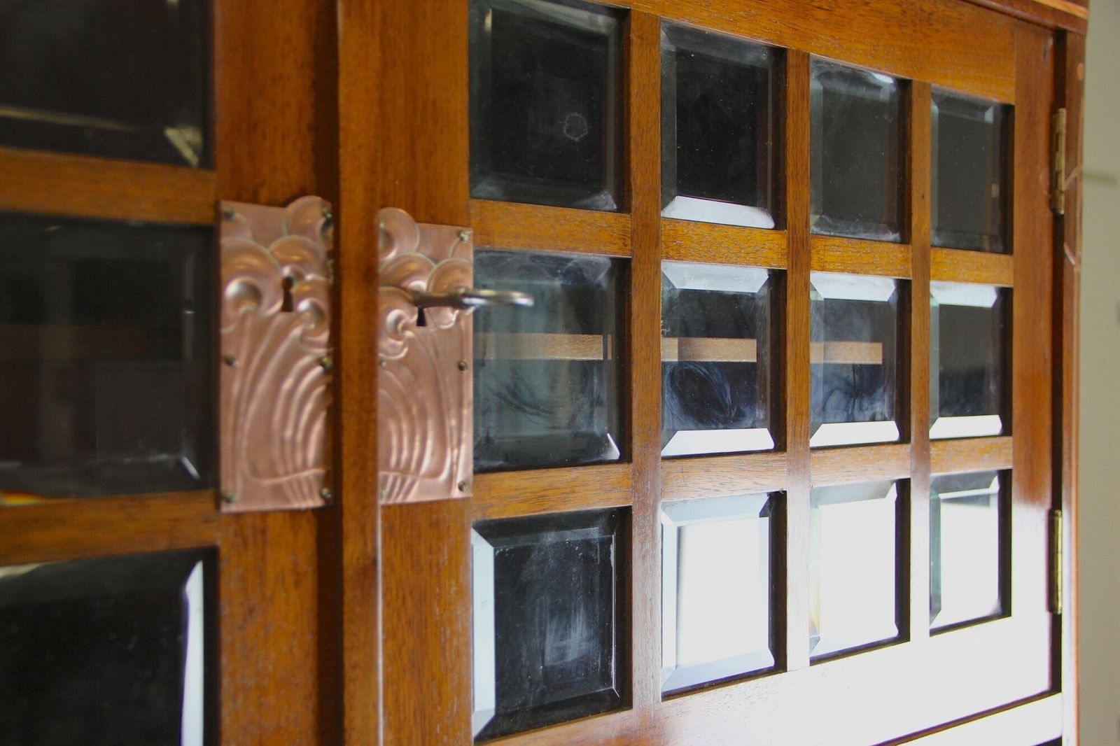 photo buy 20th Century Art Nouveau Mahogany Cabinet/ Buffet By August Ungethüm, At Ca 1900