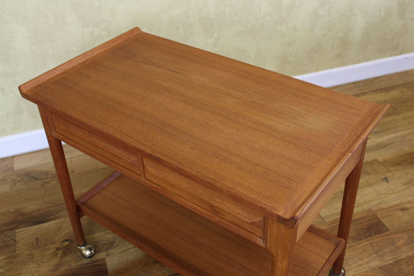 Stylish 1960’s Scandinavian Teak Side Table Possibly By Ib Kofod Larsen photo furniture