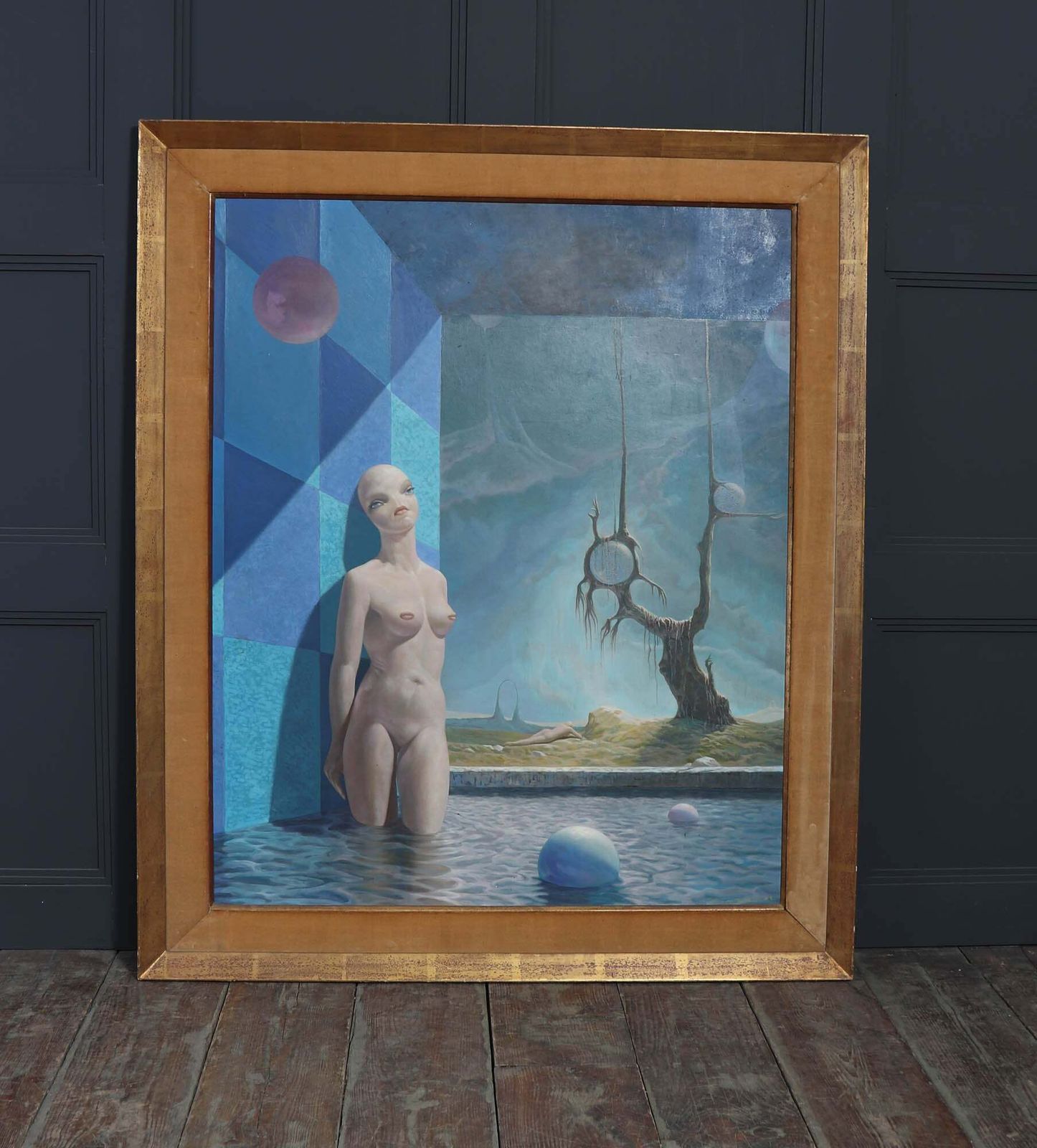 Mid Century Oil On Board By Arthur Maria Rener photo 3850.0