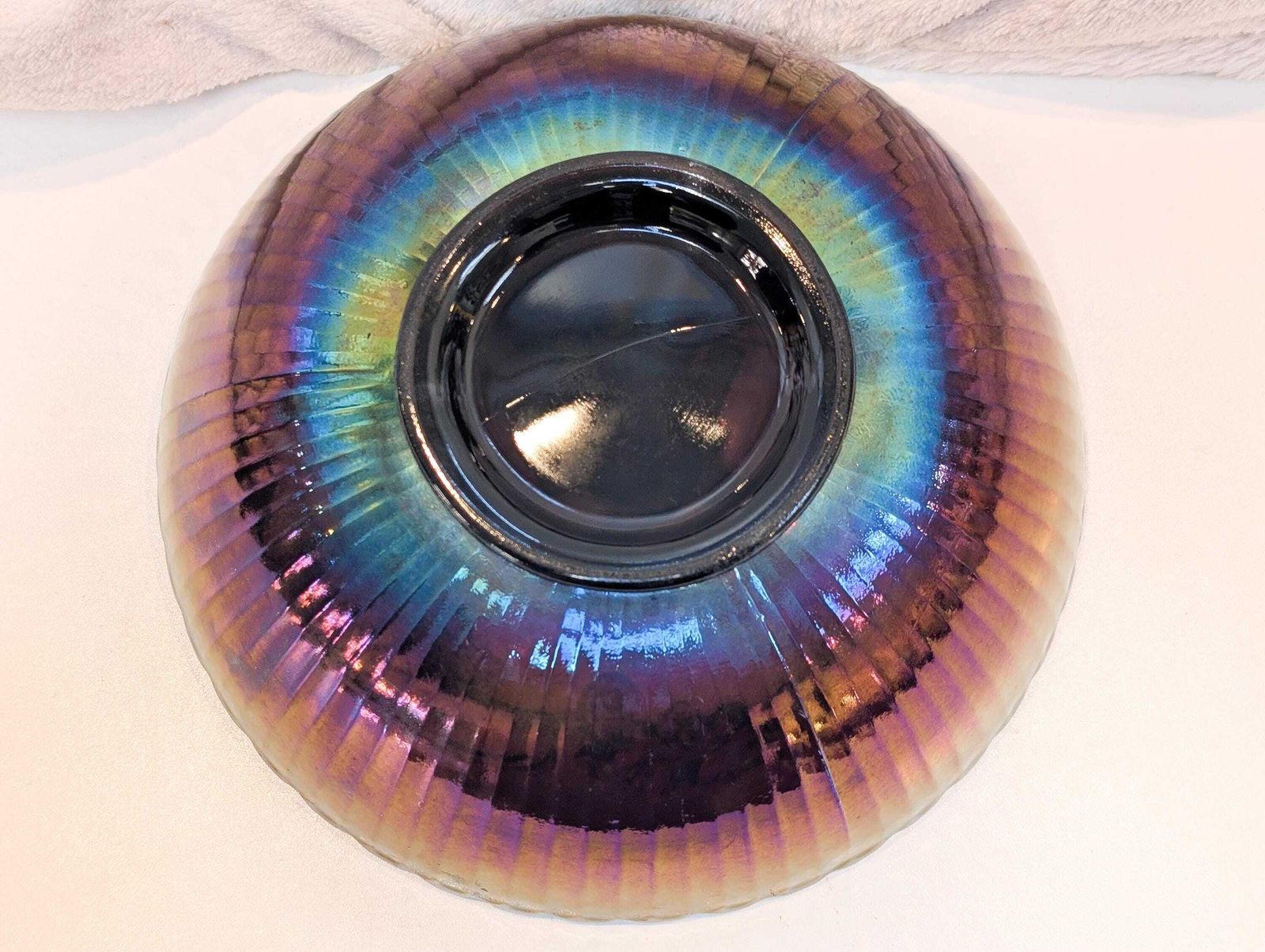 Antique Rare Colour Imperial Windmill Amethyst Carnival Glass Bowl   Design Circa 1915 photo buy