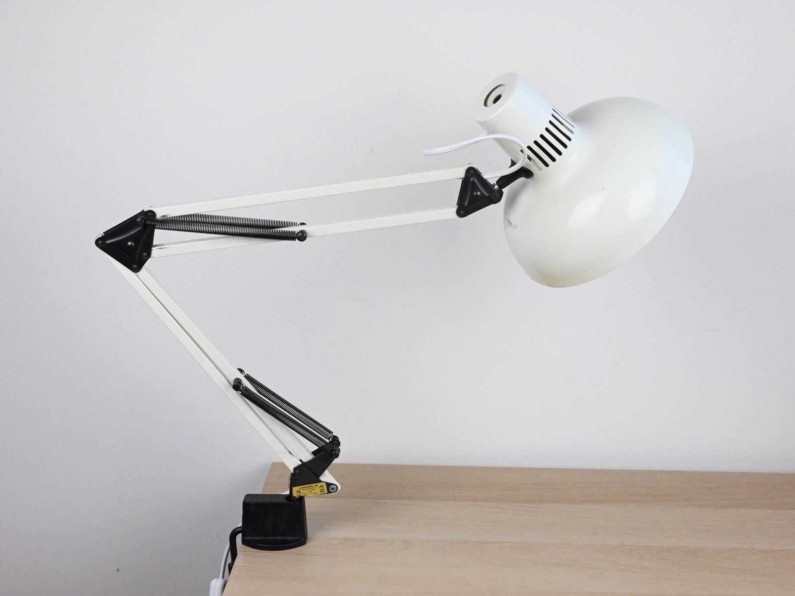 Industrial Desk Lamp, Industrial Lamp, Architect Lamp, Desk Lamp, Mid Century Lamp, White Lamp, Mid Century Lighting, Table Lamp Desk Light photo Lighting