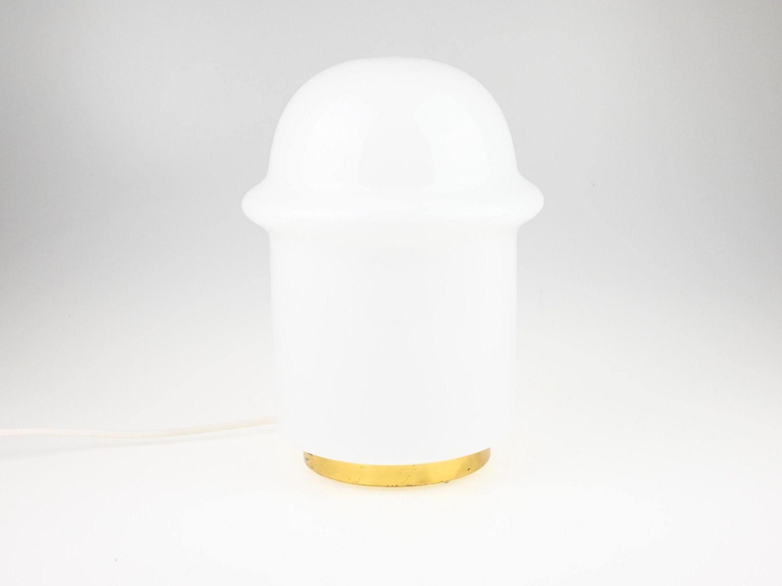 Vintage Glass Lamp, Desk Lamp, Mid Century Lamp, Table Lamp, Bedside Lamp, Mid Century Light, Modern Lamp, Vintage Light, Vintage Lighting photo buy