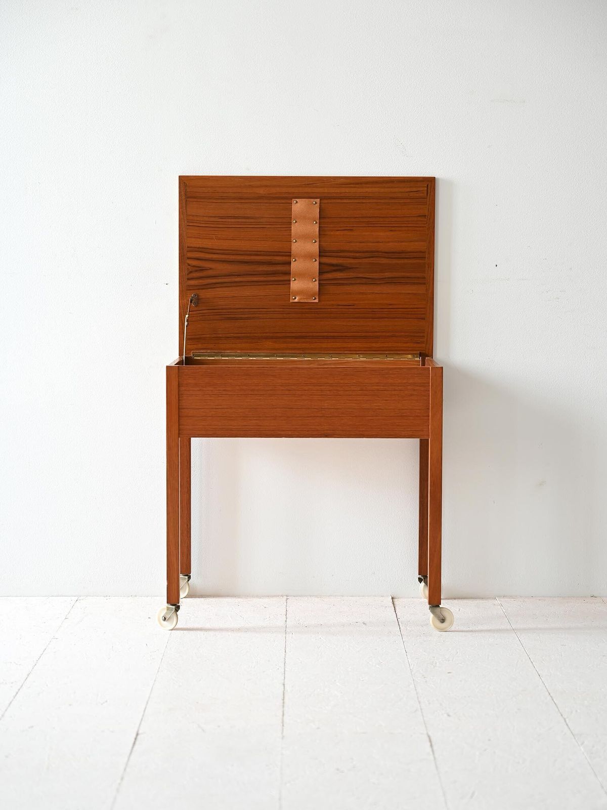 Scandinavian 1950s Teak Cabinet With Compartments photo for sale