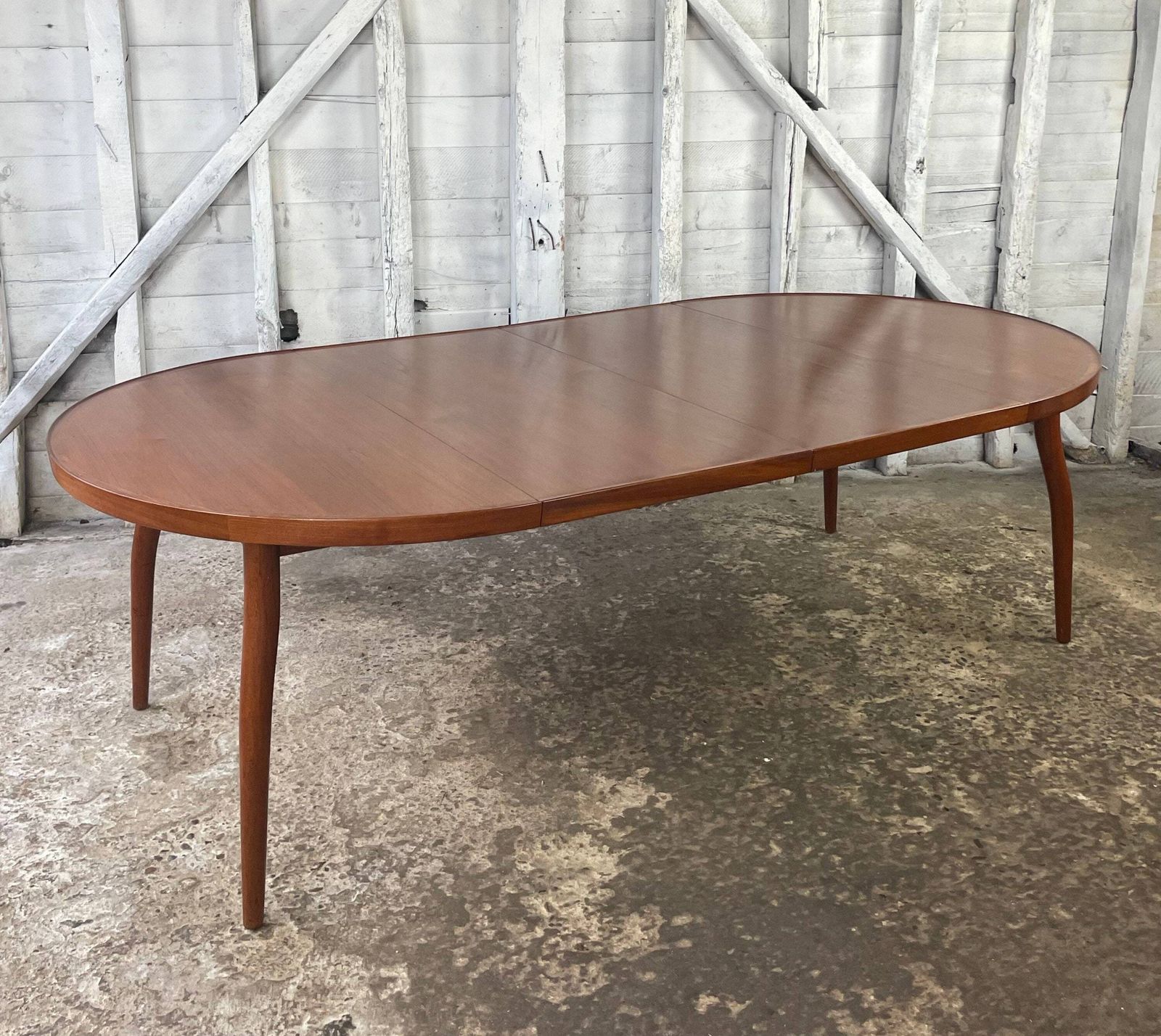 Finn Juhl Model Nv 56 Teak Dining Table Produced By Niels Vodder In Denmark, 1950’s