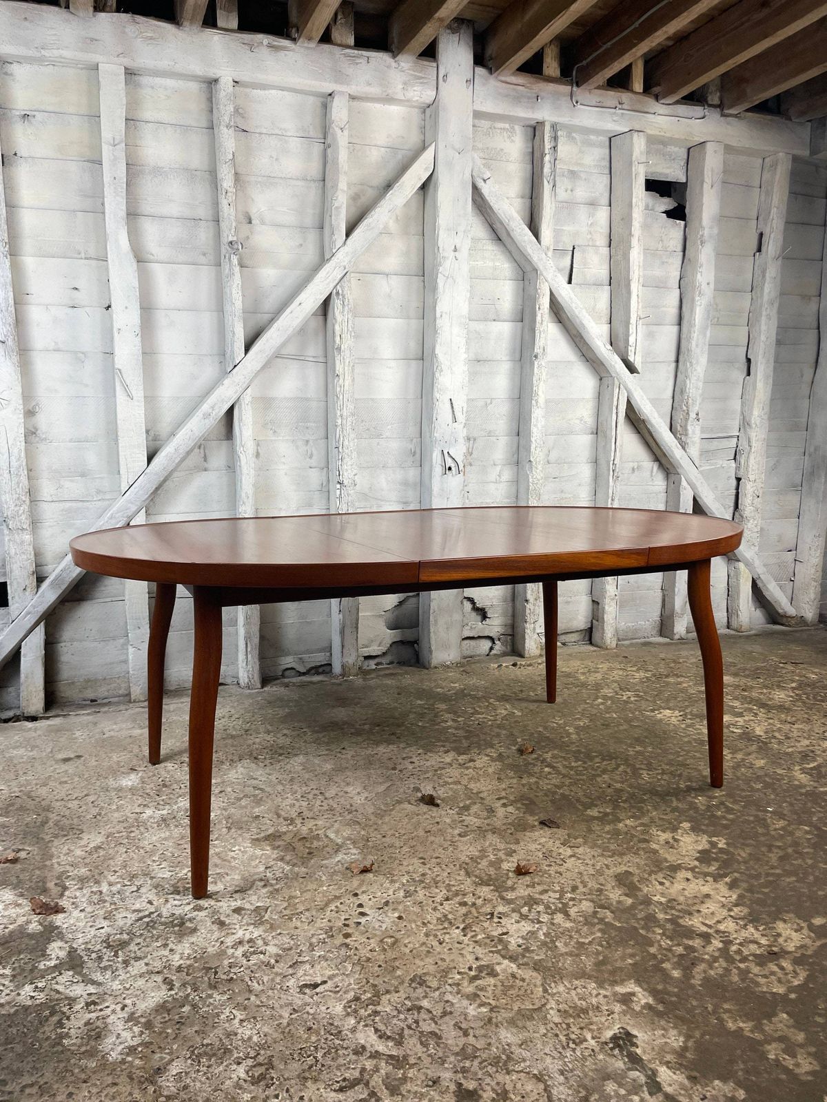 Finn Juhl Model Nv 56 Teak Dining Table Produced By Niels Vodder In Denmark, 1950’s photo furniture