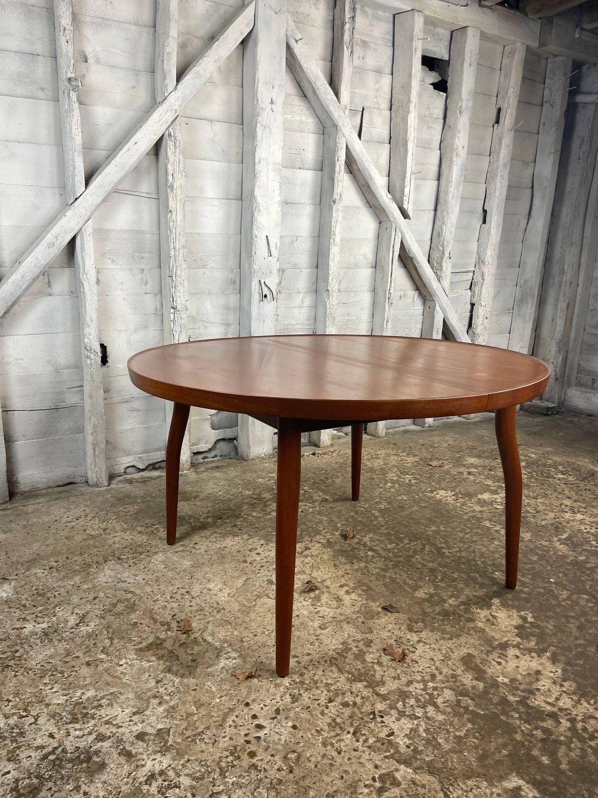 Finn Juhl Model Nv 56 Teak Dining Table Produced By Niels Vodder In Denmark, 1950’s photo for sale