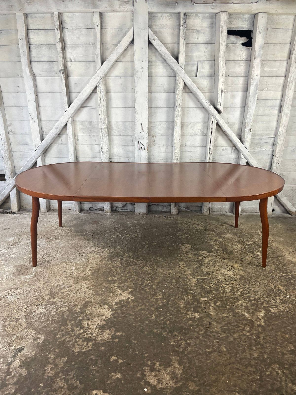 Finn Juhl Model Nv 56 Teak Dining Table Produced By Niels Vodder In Denmark, 1950’s photo Furniture