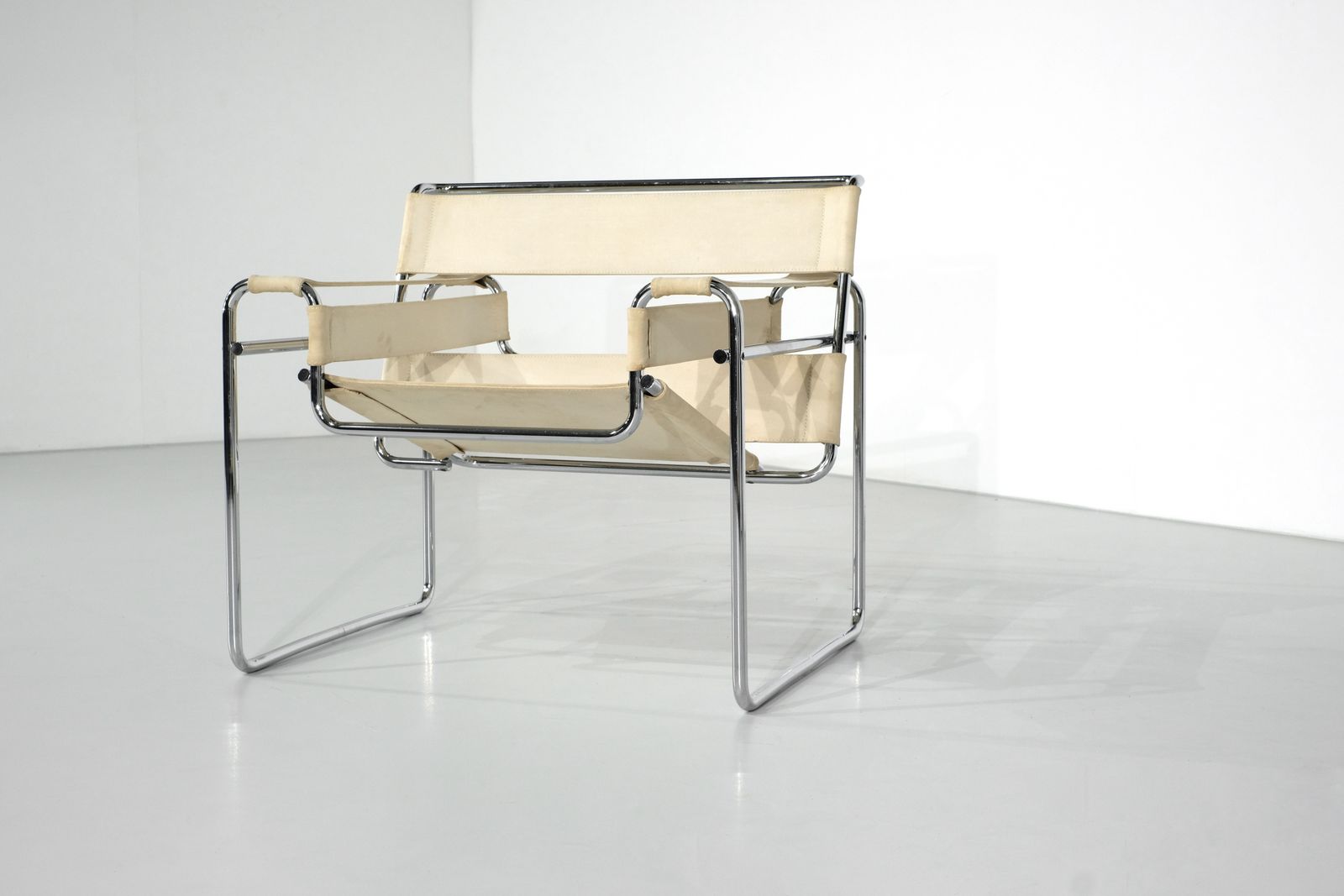 Armchair "B3 Wassily" Fabric By Marcel Breuer For Gavina, 1925s. photo buy