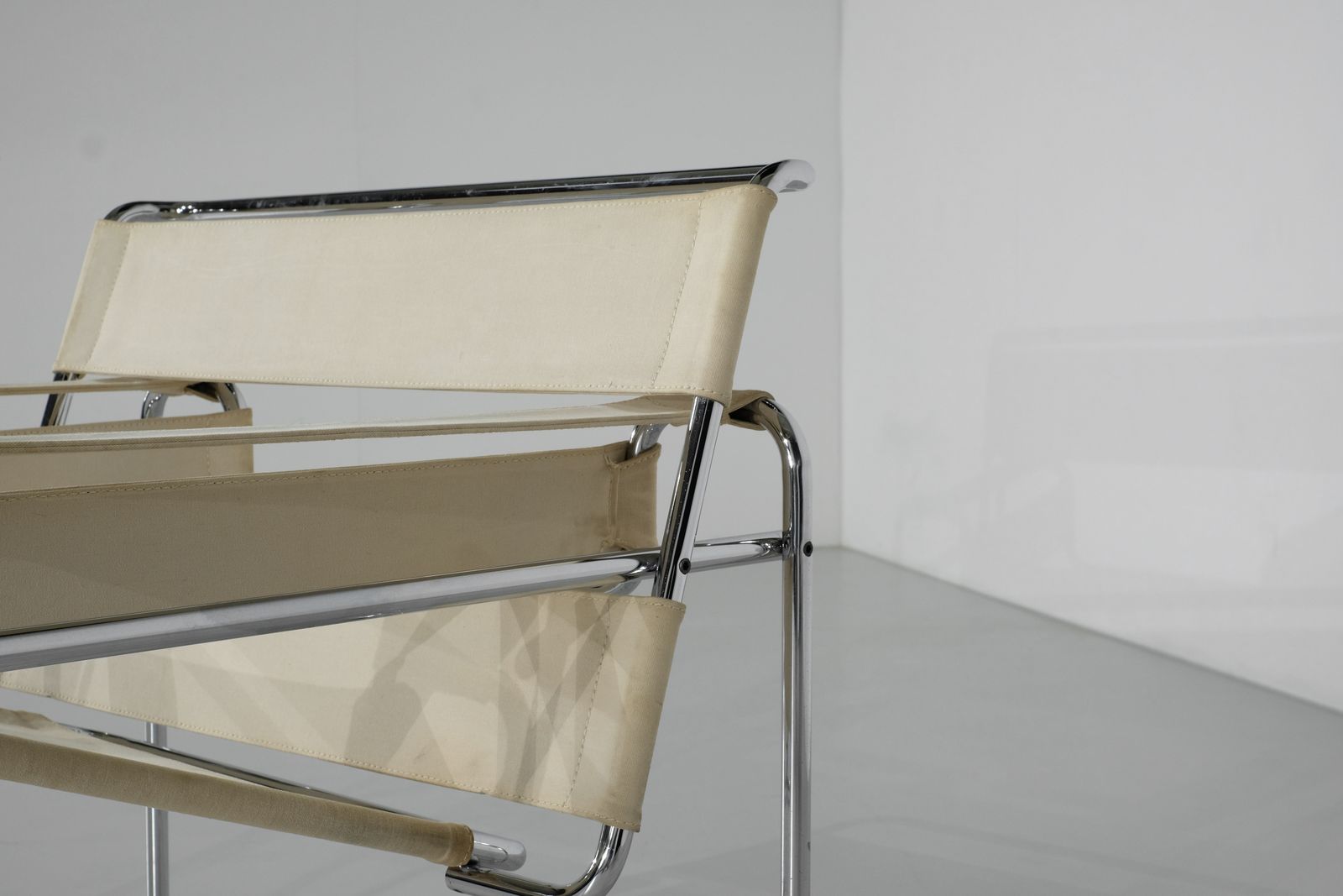 photo buy Armchair "B3 Wassily" Fabric By Marcel Breuer For Gavina, 1925s.