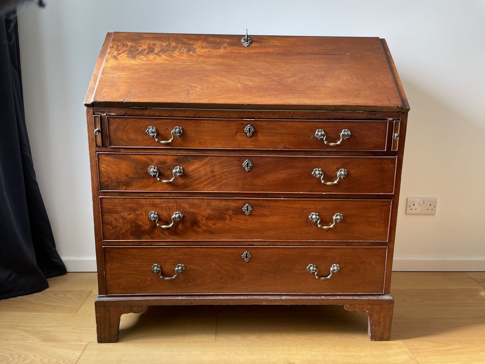 Early 19th Century Mahogany Bureau Writing Desk