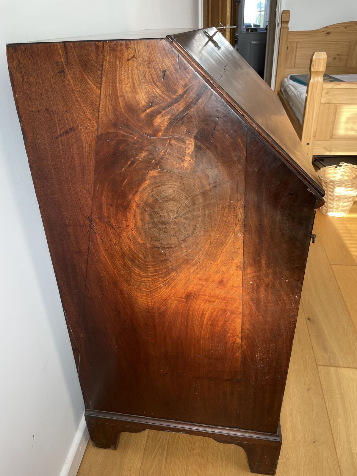 Early 19th Century Mahogany Bureau Writing Desk photo 400.0