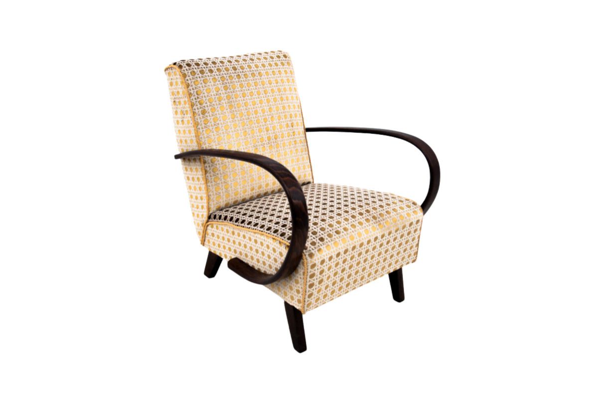 Art Deco Armchair, Designed By J. Halabala, 1930s, Czechoslovakia. photo Furniture