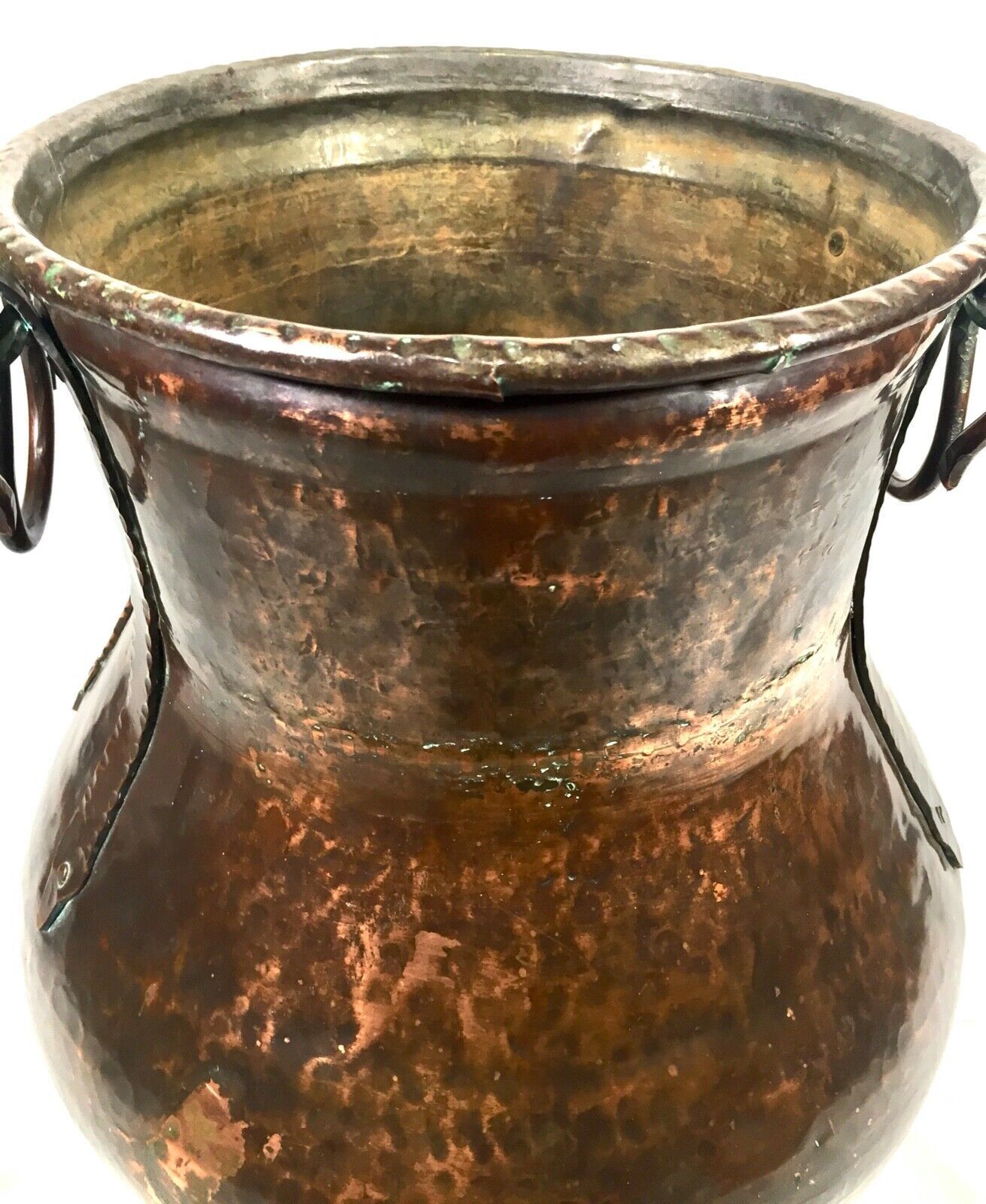 Antique Art Nouveau Very Large Copper Urn / Jug / Vase C.1900 / Arts & Crafts photo vintage