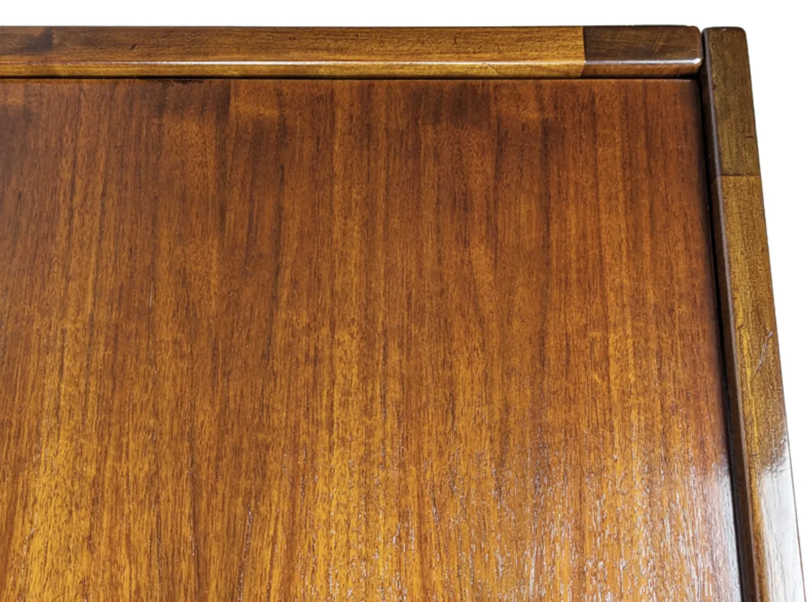 Walnut Square Coffee Table By Afra & Tobia Scarpa For Cassina, 1960s photo buy