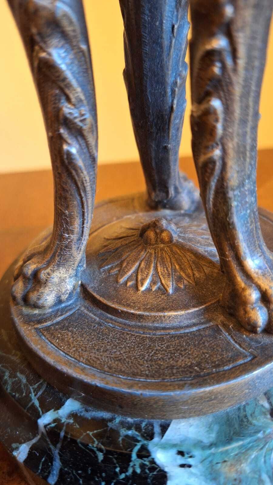 Antique Pair Of French Gilt Bronze Green Marble Cassolettes Mantel Urns photo furniture