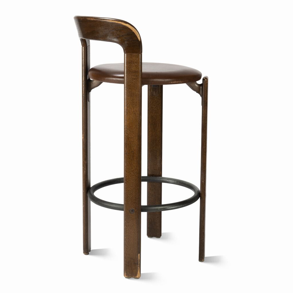 Bar Stool "Rey", 1970s, By Bruno Rey photo 388.0